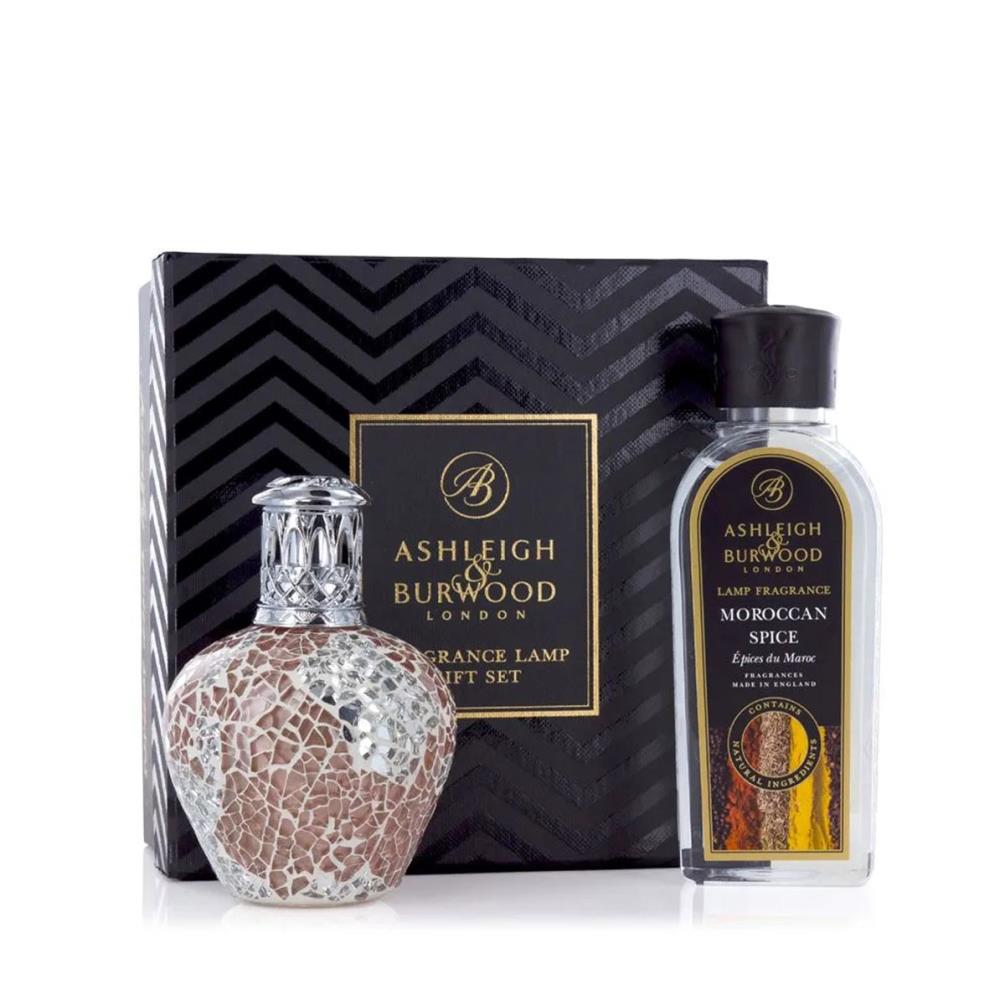 Ashleigh & Burwood Apricot Shimmer Fragrance Lamp & Moroccan Spice Gift Set £35.55